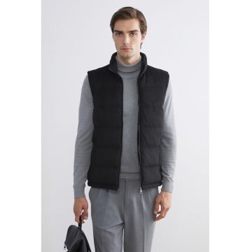 Vesta matlasata cu fermoar