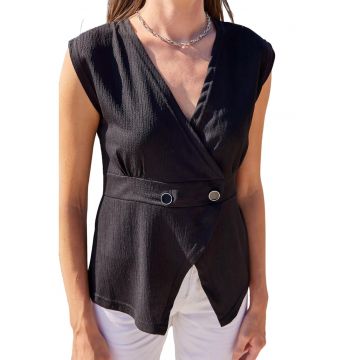 Vesta -  Poliester/Lycra - Negru