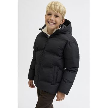 Geaca cu gluga - vatelina si buzunare