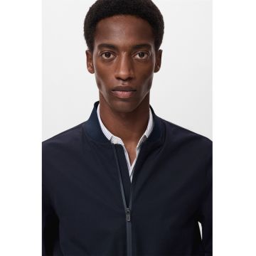 Jacheta bomber cu fermoar si buzunare multiple