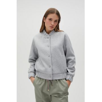 Jacheta bomber gri