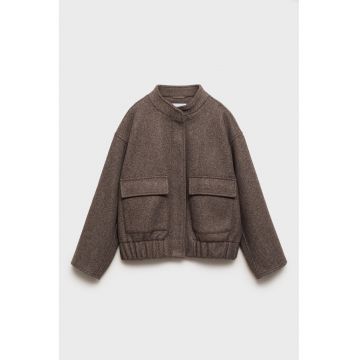 Jacheta bomber supradimensionata