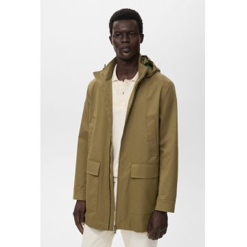 Jacheta din amestec de bumbac cu fermoar