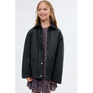 Jacheta din amestec de bumbac cu maneci cazute