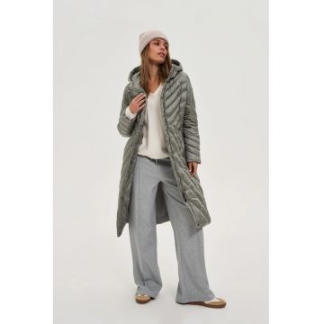 Jachetă lungă  verde