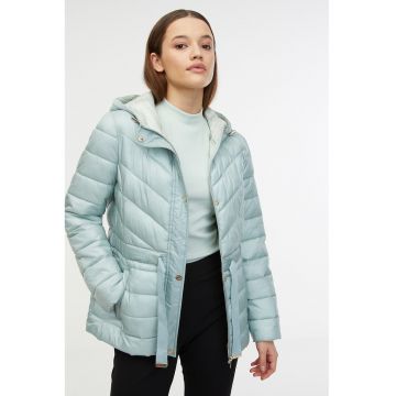 Jacheta parka cu gluga