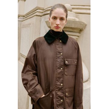 Jacheta parka cu guler