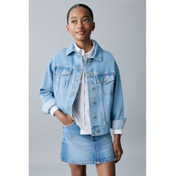 Jacheta regular din denim