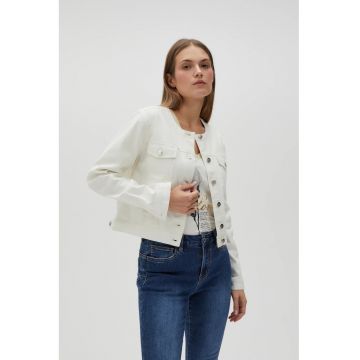 Jacheta scurta bej alba