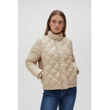 Jacheta scurta bej matlasata L.Beige