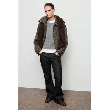 Jacheta supradimensionata in carouri