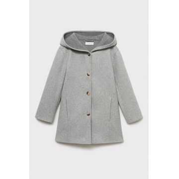 Palton cu gluga si nasturi
