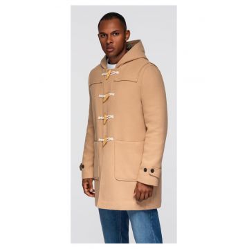 Palton din lana cu gluga  OM-COWC-0131