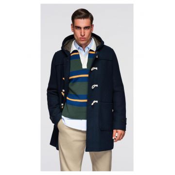 Palton din lana cu gluga  OM-COWC-0131