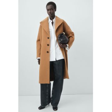 Palton lejer din amestec de lana