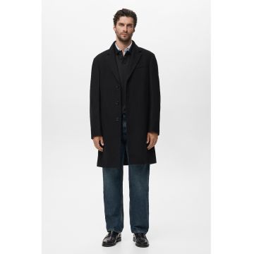 Palton midi din amestec de lana