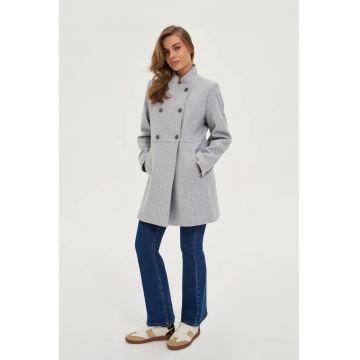Palton scurt  gri
