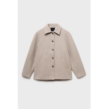 Palton supradimensionat scurt