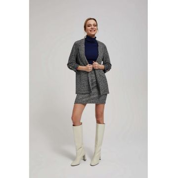 Sacou cu Maneci Rulate