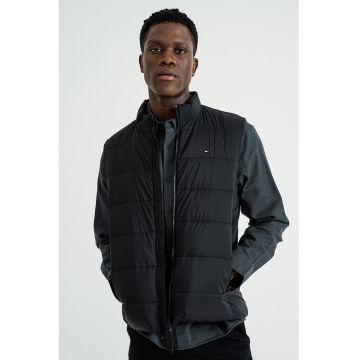 Vesta cu vatelina si guler scurt