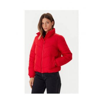Geaca de iarna Dama -  rosu - poliester