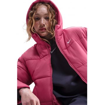 Geaca lejera cu gluga si tehnologie Therma-FIT