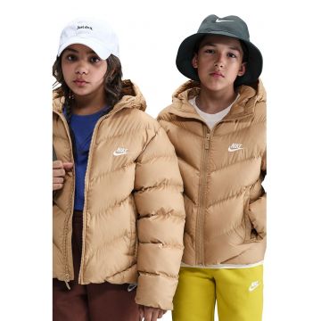 Geaca lejera cu vatelina si logo