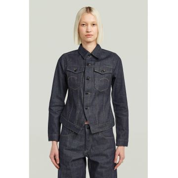 Jacheta cambrata din denim