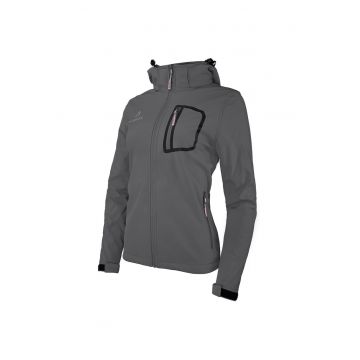 Jacheta dama Bergamo -  Fleece - Gri