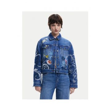 Jacheta de blugi dama  25SWED55 - Bumbac - Albastru - Albastru