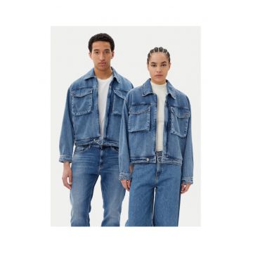 Jacheta de blugi unisex  78620769975 - Bumbac - Albastru - Albastru