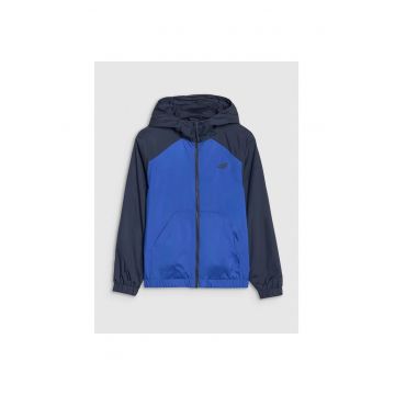 Jacheta de tranzitie baieti  sportiv - poliester - albastru - primavara-vara