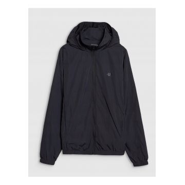 Jacheta de tranzitie barbati  poliester - neagra - sportiva