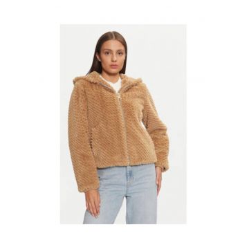 Jacheta din plus cu gluga -