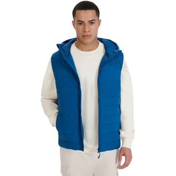 Vesta barbati  M192 - albastru marin - poliester - umplutura sintetica