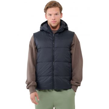 Vesta barbati  M193 - negru intens - hidrofob - umplutura sintetica - poliester