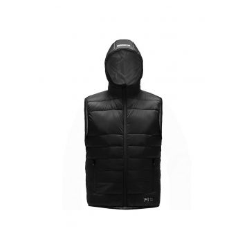 Vesta barbati  Poliester - Negru