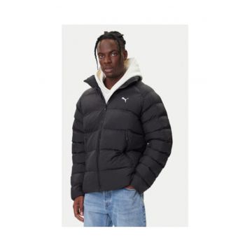 Geaca de iarna barbati -  neagra - 100% poliester reciclat