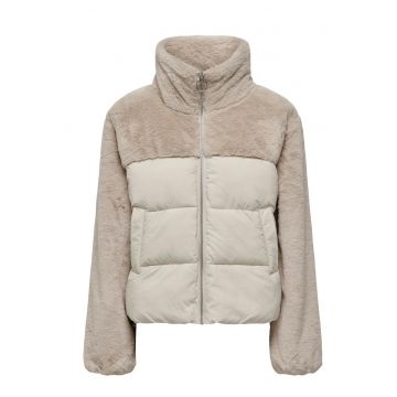 Geaca de iarna dama -  bej - poliester/nailon