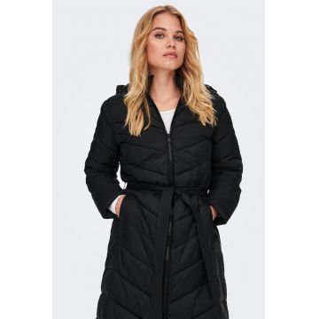 Geaca lunga cu gluga Maggie