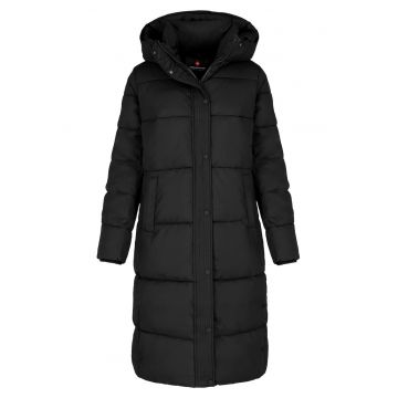 Geacă matlasată cu glugă -