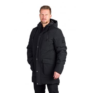 Geaca parka matlasata cu gluga Pawel