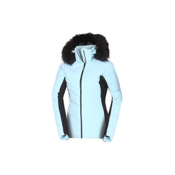 Jacheta cu blana sintetica detasabila pentru schi