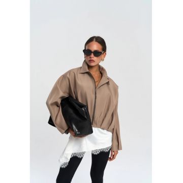 Jacheta dama -  Textil - Gri