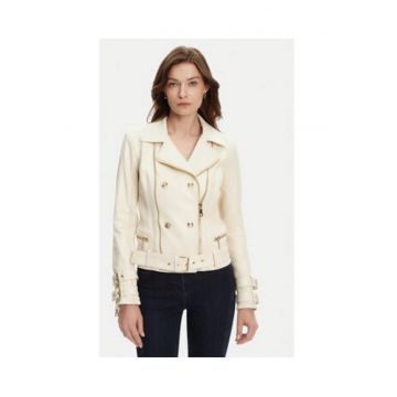 Jacheta de piele ecologica cu fermoar