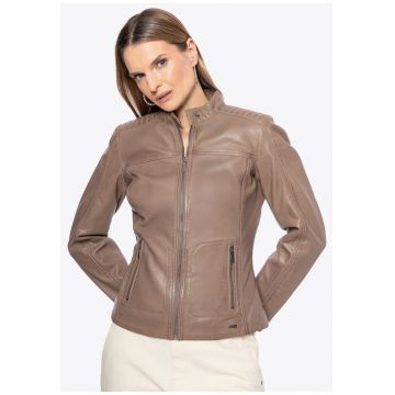 Jacheta pentru dama -  piele naturala - bej