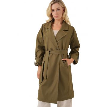 Trenci dama - HiCCUP - Textil - Kaki