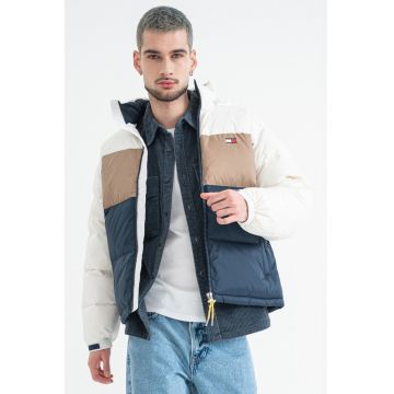 Geaca cu model colorblock