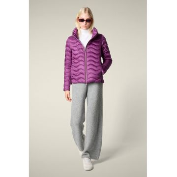 Geaca cu vatelina si guler inalt