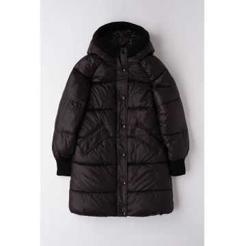 Geaca lunga cu vatelina